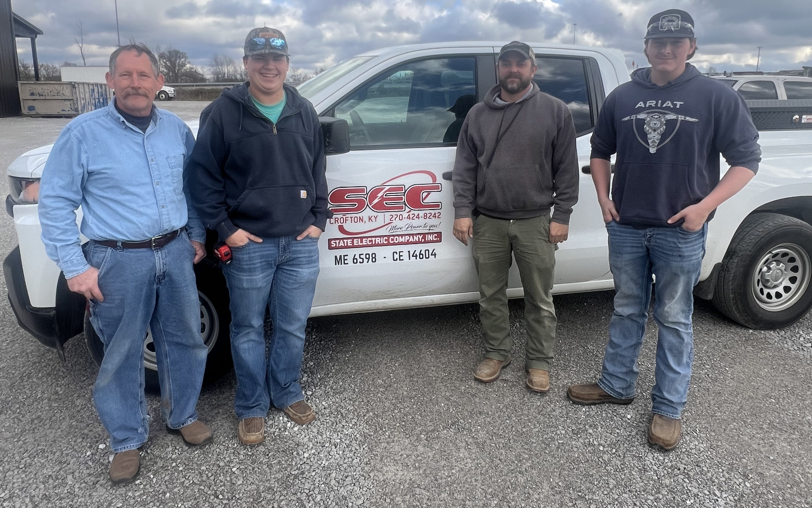 Talan Ezell and Hunter Gray Gain Hands-On Experience at State Electric