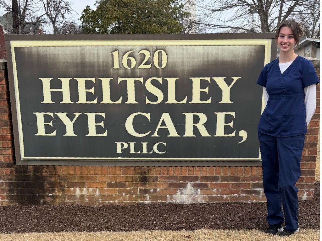Allie Petrakovitz Gaining Hands-On Experience at Heltsley Eye Care