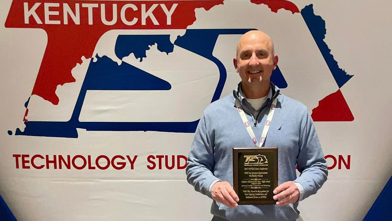 Gateway’s Mr. Ben Smith Named 2025 Kentucky Teacher of the Year at TSA State Conference