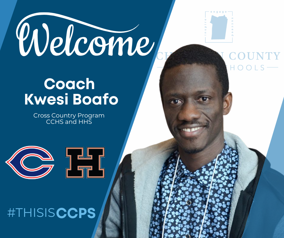 Kwesi Boafo Named Head Coach of CCHS and HHS Cross Country Programs Kwesi Boafo Named Head Coach of CCHS and HHS Cross Country Programs