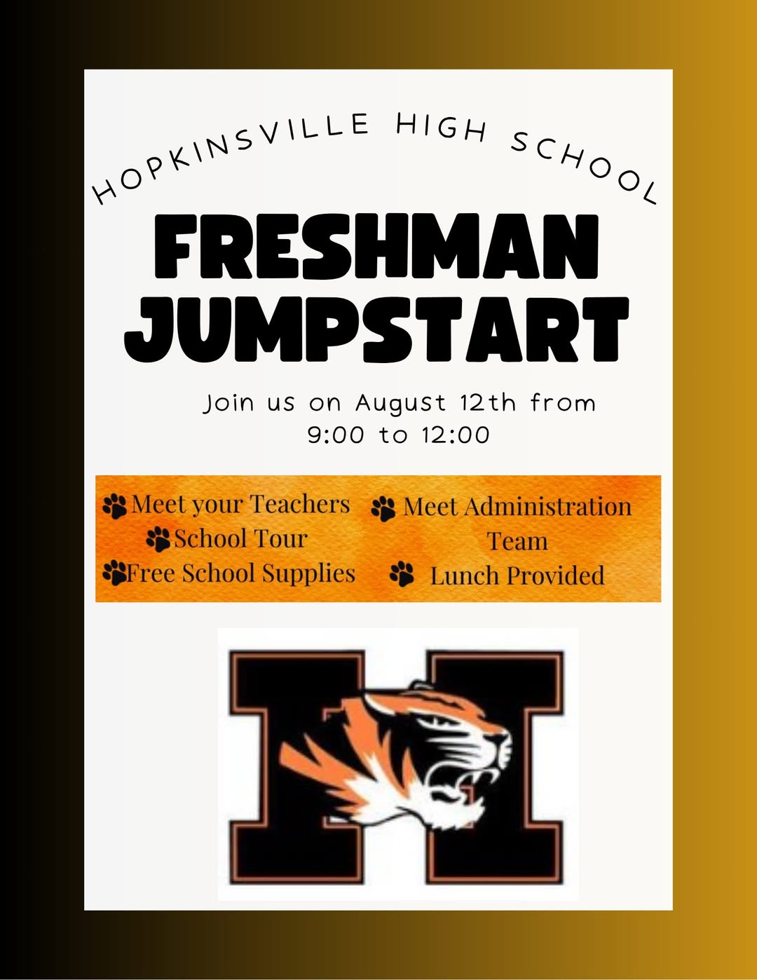 Reminder: HHS Freshman Jumpstart Registration Reminder: HHS Freshman Jumpstart Registration