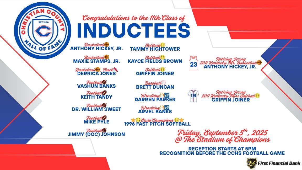 CCHS Announces 11th Hall of Fame Class