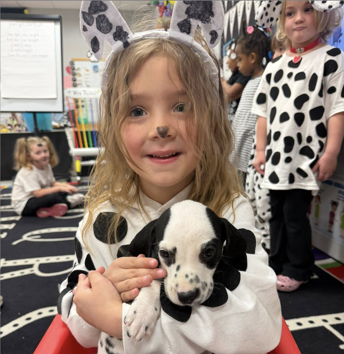Sinking Fork Preschoolers Celebrate 101 Days of Learning in Dalmatian Style